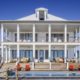 Big white villa with swimming pool